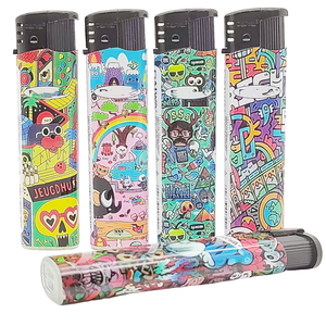 Briquet électrique en plastique de qualité supérieure <span class=keywords><strong>au</strong></span> design moderne, <span class=keywords><strong>gadget</strong></span> pour fumeurs - Product Image 4