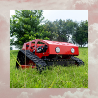 Mesin Pemotong Rumput Crawler Industri Pintar Berkinerja Tinggi Anti-Korosi dengan Konstruksi Kokoh dan Handal, Berbahan Bakar Bensin, dan Dikendalikan Jarak Jauh