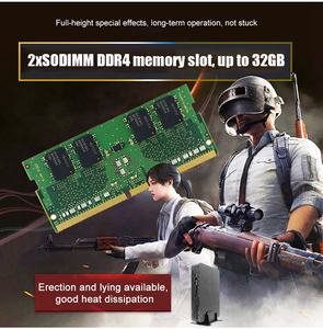 MiniTree Mini PC de jeu Intel Core i7 <span class=keywords><strong>7820HQ</strong></span> GTX1650 4G Quad Core Dual Lan Support 3*4K Affiche Win11 PRO WIFI6 Gaming mini pc - Product Image 4