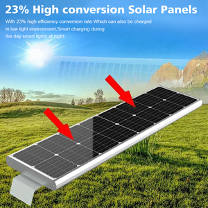 2025 mới tích hợp cảm biến con người Dự Án sử dụng sản phẩm IP65 40W 50W 60W 80W 100W Công viên đường dẫn năng lượng mặt trời ánh sáng đường phố - Product Image 4