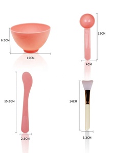 Herramientas de Spa, Tazón Flexible para Mezclar Mascarillas, Herramientas de Belleza, Tazón para Mezclar Mascarillas Faciales para Salón de Belleza, 5 en 1, Tazón de Plástico para Mascarillas Faciales DIY - Product Image 6