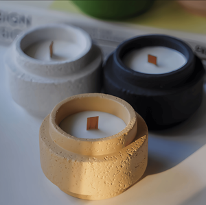 Ciment aromathérapie huile essentielle bougie parfumée pour la cire de soja créative à la main maison intérieur cadeau d'anniversaire - Product Image 5