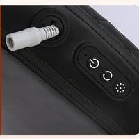 Coussin de massage électrique portable pour siège de voiture, vibration intégrale du corps, chauffage du dos, pour usage domestique