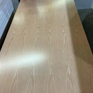 Hoja de <span class=keywords><strong>Mdf</strong></span> de chapa de madera de roble rojo natural de <span class=keywords><strong>4mm</strong></span> y 18mm - Product Image 3