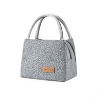Sac isotherme non tissé OEM avec doublure en feuille d'aluminium pour pique-nique et déjeuner