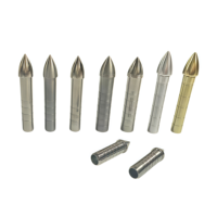 Pointes de flèche personnalisées en acier inoxydable 80/100 grains pour tiges de 4,2 mm et 6,2 mm – Accessoire de tir à l'arc