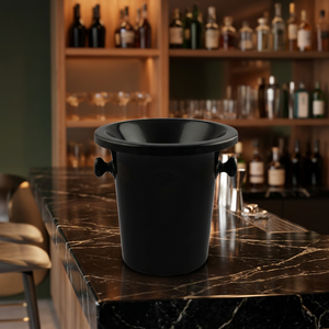 DongYu Modern Design <b>3</b>.5L <b>PS</b> Plastic Round Ice Bucket Wine Tasting Bar Accessories for Party - Indian Home Crafts - Product Image 3