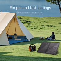 Panneau solaire portable pliable léger et haute efficacité, étanche IP65, 100W, pour camping en plein air, camping-car, générateur solaire