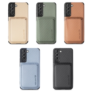 Funda a prueba de golpes con ranuras para tarjetas magnéticas para Samsung Galaxy S22 S21FE S20 Plus A22 <span class=keywords><strong>A33</strong></span> a - Product Image 1