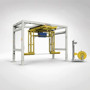 Machine à cerclage rotative bidirectionnelle robuste pour la compression et le regroupement de matériaux fibresux - Product Image 2