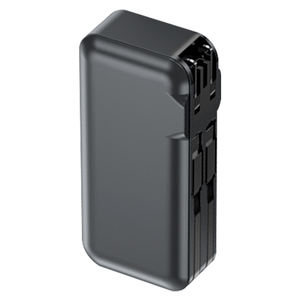Batería Externa 2 en 1 de 10000 mAh con Enchufe Estadounidense y Cables Integrados, Cargador Portátil de Carga Rápida de 22.5 W para Teléfono Inteligente - Regalo de Viaje - Product Image 1