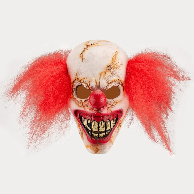 Şeytan zombi iğrenç lateks maske korkunç cadılar bayramı partisi sahne Cosplay palyaço maskesi