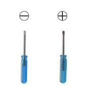 Grosir Set alat obeng Mini 2.5mm Phillips, jam tangan terisolasi saku kepala sekrup berlubang kelas industri dapat disesuaikan OEM