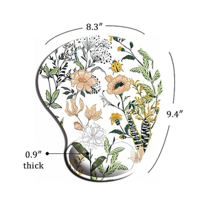 Premium bellek köpük bilek dinlenme Mouse Pad kaymaz PU taban yüksek performans fabrika doğrudan Mous ped - Product Image 5