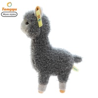 Peluche Alpaga à Articulations Mobiles en Gros, Jouet en Peluche Llama, Poupée Animale Rembourrée, Cadeau Apaisant pour le Sommeil et le Soutien Émotionnel