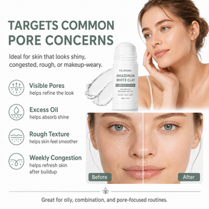 <span class=keywords><strong>Masque</strong></span> en <span class=keywords><strong>argile</strong></span> <span class=keywords><strong>blanche</strong></span> amazone pour le visage, exfoliant, lissant, nettoyant en profondeur les pores, <span class=keywords><strong>masque</strong></span> en <span class=keywords><strong>stick</strong></span> détoxifiant pour affiner les pores - Product Image 5