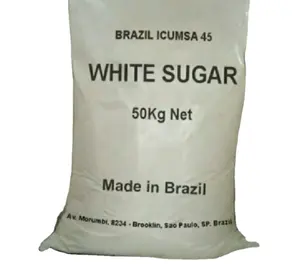 Acquista all'ingrosso stati uniti di alta qualità Icumsa 45 zucchero brasiliano origine