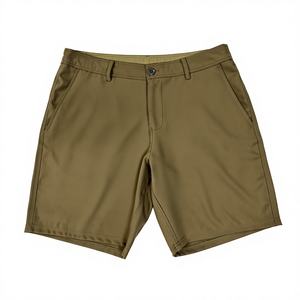 <strong>Men's</strong> Mid Waist <strong>Linen</strong> Cotton <strong>Shorts</strong> Casual Breathable Eco-Friendly Zipper Fly Anti-Wrinkle Quick Dry Spring - Product Image 3