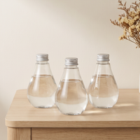Bouteille d'eau en verre personnalisée, 100 ml, 280 ml, 350 ml, 500 ml, cristal