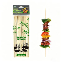 Échantillon Gratuit de Brochettes en Bambou Jetables de 50 cm de Longueur, Sacs de Brochettes Teppo, Bâtonnets de Bambou pour Barbecue, Idéaux pour les Fêtes en Extérieur et l'Utilisation en Cuisine