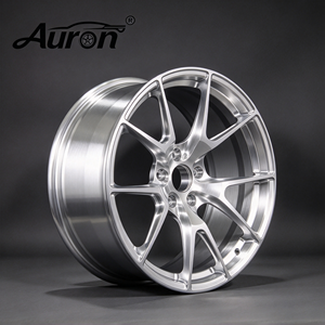 Jantes en alliage d'aluminium poli Auron 17 pouces, multi-rayons, monobloc forgé, pour voitures particulières, modernisation, personnalisation, nouvelles jantes - Product Image 1