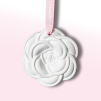 Diffuseur de parfum en céramique suspendu pour voiture et armoire, en plâtre aromatique, fait main, en porcelaine, avec fleurs et huiles essentielles, vente en gros