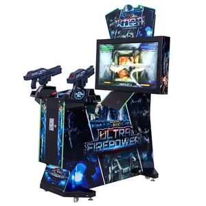 Arcades vidéo commerciales à grande échelle, machine de jeu de tir multijoueur 2 joueurs à monnayeur, pour enfants 1 an - Product Image 1