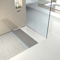 Receveur de douche portable en polystyrène au design contemporain pour salle de bain, panneau de support de carrelage pour salle humide