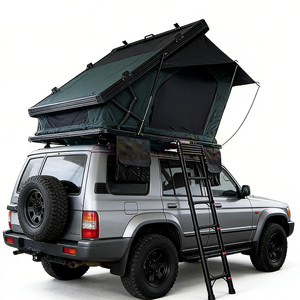 Carpa de Techo Rígida para Auto 4x4, Carpa de Lujo para Exteriores, Dachzelte, Camping, con Escalera - Product Image 5