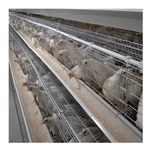 Wire Mesh Hot Galvanized Egg Laying Chicken Cage Multifunctional Provided Chicken Farming Chicken Coop Real Factory Q235 Steel