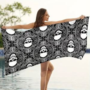 Toallas de Playa de Microfibra al por Mayor, Personalizadas con Diseño de Jack Skellington de Halloween, Impresión de Pesadilla Antes de Navidad - Product Image 1