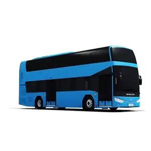 Nuovo in cina Euro 5 AnKai Bus elettrico Lhd/rhd rosso abbastanza comodo pullman Ev Bus per la vendita