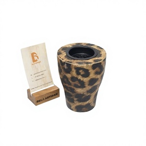 Brûleur de Oud en résine de bois à bas prix de l'usine Bela Artisan Designer Innovant Brûleur Bukhoor Kefaf Mubkhar Diffuseur d'encens - Product Image 1