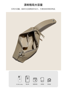 Bolsos de hombro de moda personalizados para axilas, bolso de mano con cremallera ligera, bolsos de mano para mujer, bolsos de hombro de cuero genuino para mujer - Product Image 6