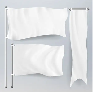 Vente en gros 14*21cm personnalisé macédonien ventilateur numérique imprimé Festival célébration publicité en plastique pour fin de cible d'assurance - Product Image 5