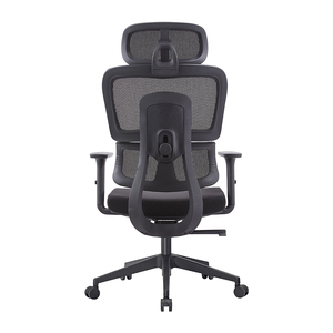 <span class=keywords><strong>Chaise</strong></span> <span class=keywords><strong>de</strong></span> <span class=keywords><strong>bureau</strong></span> pivotante multifonctionnelle avec dossier moyen réglable en hauteur, appui-tête rotatif, accoudoirs et tissu en maille pour ordinateur <span class=keywords><strong>de</strong></span> direction - Product Image 5