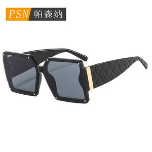 Psn <b>Square</b> <b>Sunglasses</b> Full Rim Uv400 Unisex Fashion Sun Protection Adult Model 374pc - Product Image 1