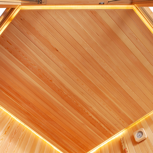 Dimensione di personalizzazione angolo interno tradizionale Wer vapore Rock Sauna con stufa Harvia - Product Image 4