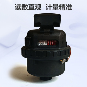 Digital Plastic Nylon Volumetric Water Meter Threaded Connection Piston Type IP65 Waterproof For Rental Properties - Product Image 4