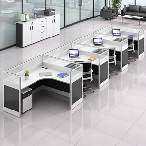 <span class=keywords><strong>2025</strong></span> hiện đại Modular nội thất văn phòng tùy chỉnh OEM Máy Trạm bàn nhà máy trực tiếp mở nhân viên văn phòng phân vùng - Product Image 1
