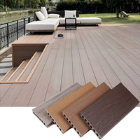 Planches de terrasse WPC modernes antidérapantes les plus vendues pour une utilisation en extérieur dans les jardins, les cours et les piscines, imperméables et ignifuges