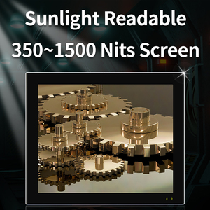 Tùy chỉnh kích thước kim loại trường hợp mở điện trở màn hình cảm ứng công nghiệp gồ ghề Bảng điều chỉnh núi cảm ứng màn hình với IP65 - Product Image 3