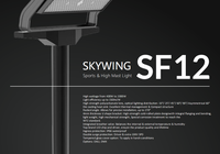 Projecteur LED Noir Multi-Modules Réglable Haute Luminosité Durable AC IP66 pour Éclairage Public, Stades, Parcs Industriels – Garantie 5 Ans