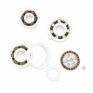 ลูกปืนพลาสติก POM ลูกแก้ว กรงไนลอน 6301 12x37x12 มม. สำหรับการแปรรูปอาหาร - Product Image 4