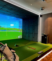 Jeu interactif avec projecteur, golf interactif, jeux muraux interactifs, jeux sportifs muraux interactifs