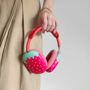 Fruit Strawberry Suitable for Airpods Max Protective Case Anti Drop Simple <strong>Earphone</strong> Case - Product Image 6