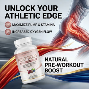 Cápsulas de Polvo de Remolacha para Adultos a Precio de Fábrica, Nitrato Natural, Antioxidante, Apoyo para la Salud del Corazón, Presión Arterial, Circulación, Resistencia - Product Image 3