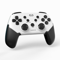 Control de Juego Inalámbrico Saitake con Bluetooth, Joystick, Gamepad, Vibración Dual, Botón Turbo, Sensor de Movimiento, Motor de Vibración, Ergonómico
