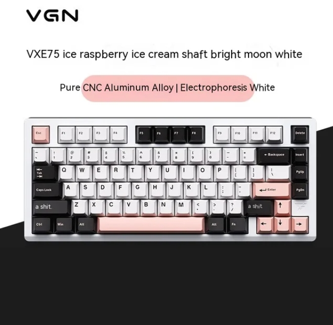 VGNVXE75メカニカルキーボードアルミニウム合金3モードワイヤレス