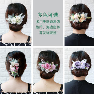 Venta caliente Rose Flower Hair Clip Peine Slide <span class=keywords><strong>Flamenco</strong></span> Dancer Hair Styling Clip Accesorios para el cabello - Product Image 6